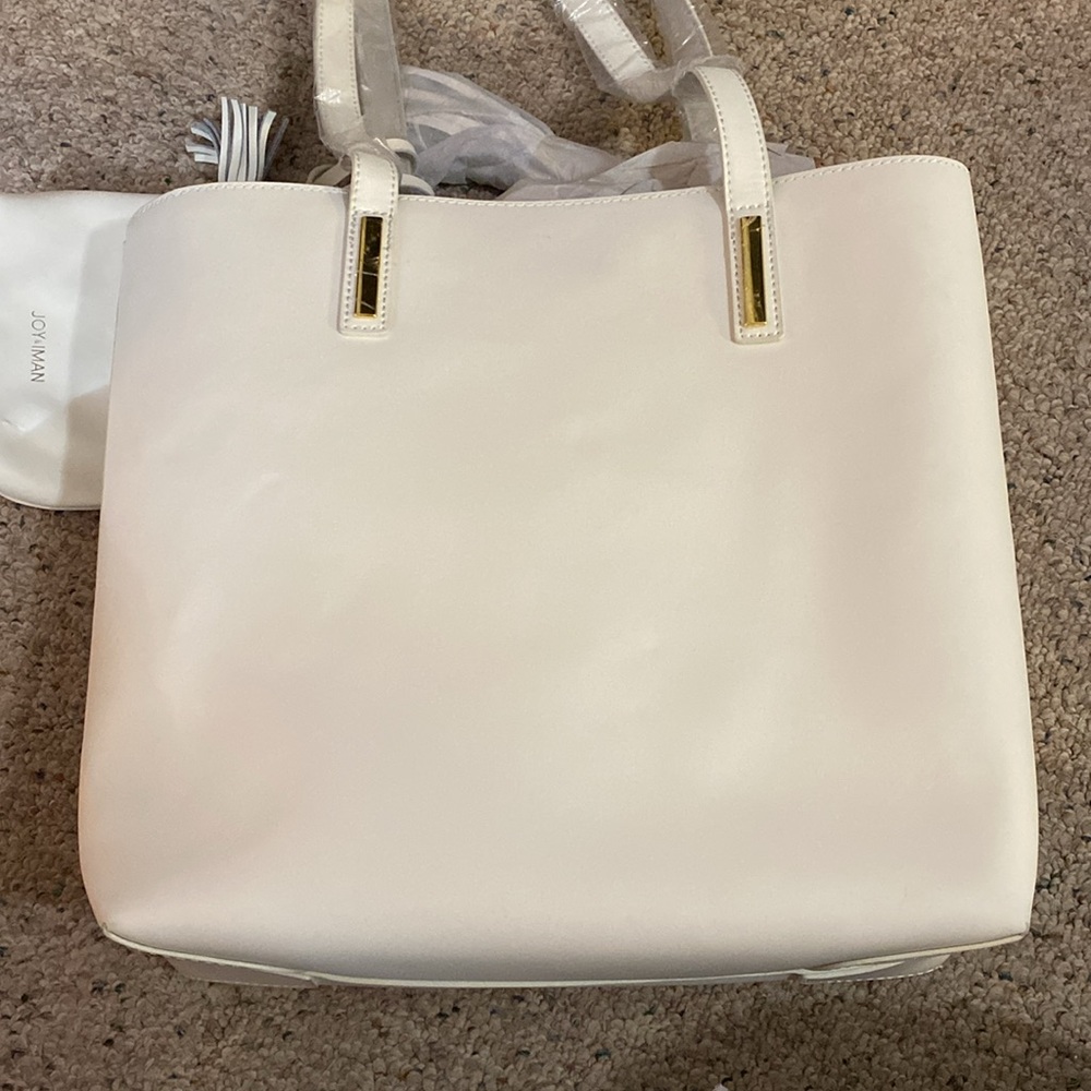 NEW! Joy & Iman White Tote - Picture 15 of 16